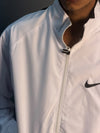 NIKE WHITE ZIP-UP JACKET