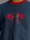BLUE PRINTED T-SHIRT