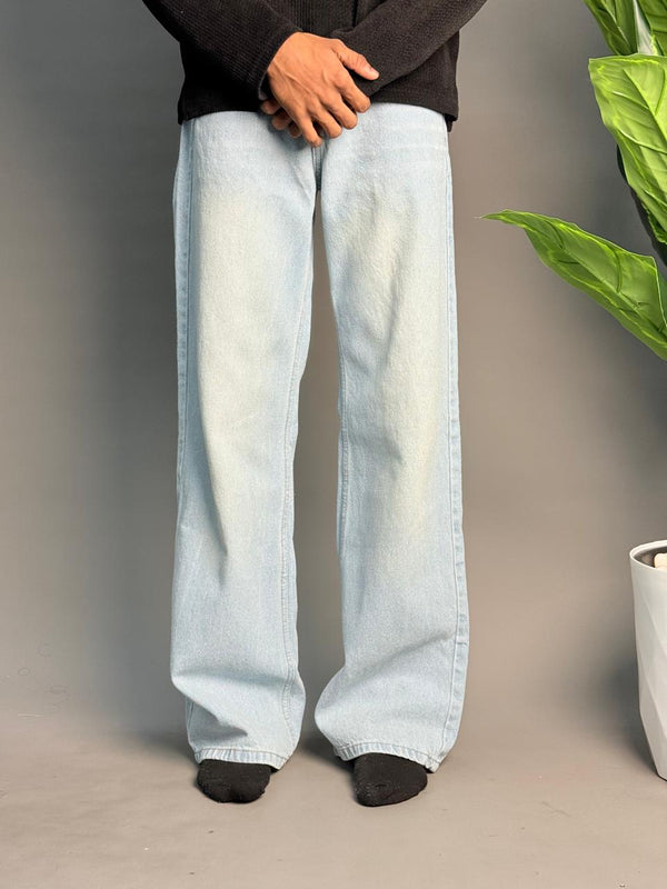 Essential Ice Blue Wide Leg