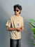 LIGHT BROWN HALF SLEEVE T-SHIRTS