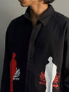 Black Printed Shirts