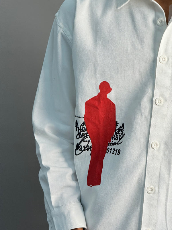 White Printed Shirts