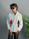 White Printed Shirts
