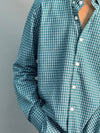 Green And White Check Shirts