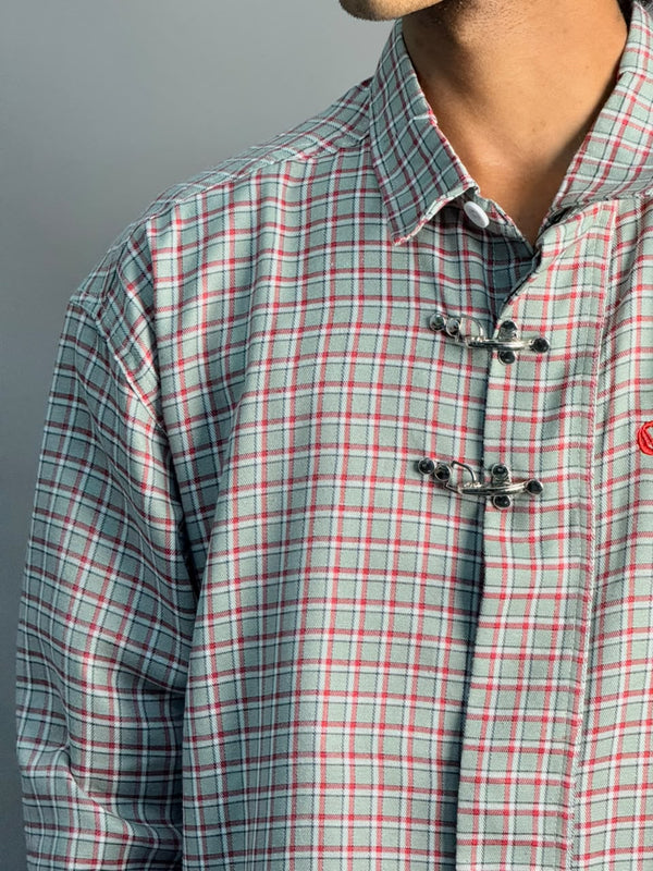 Red & Green Check Shirts