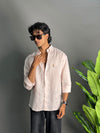 Plain Pale Pink Linen Shirts