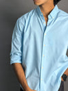 MSW Plain Light Blue Shirts