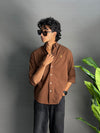 Plain Chocolate Brown Shirts