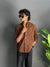 Plain Chocolate Brown Shirts