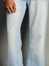 Light Sky Blue Straight Fit Jeans