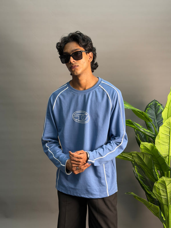 Full Sleeve Cotton Blue T-Shirts