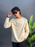 Full Sleeve Cream Cotton T-Shirts