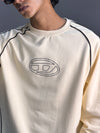 Full Sleeve Cream Cotton T-Shirts