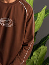 Full Sleeve Brown Cotton T-Shirts