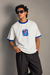 White & Blue Pepsi Five-Sleeve T-Shirt