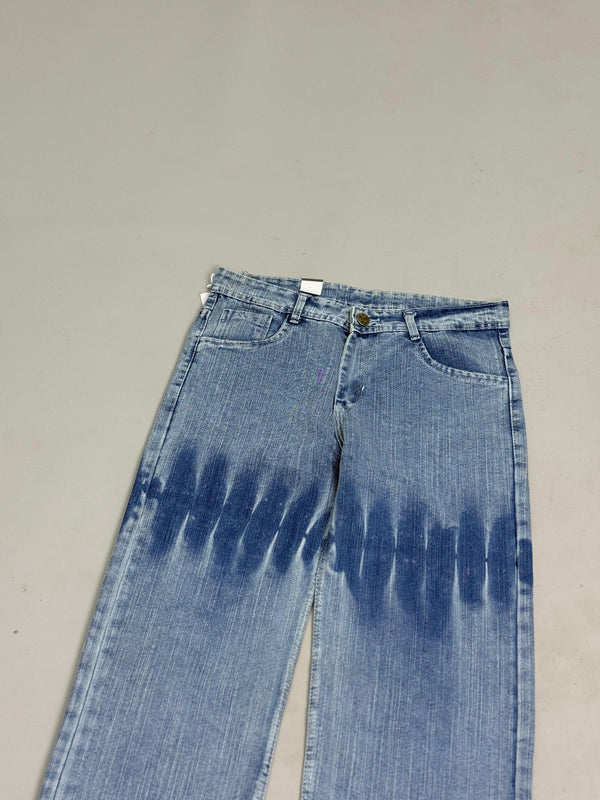 Whisker Pattern Slub Baggy