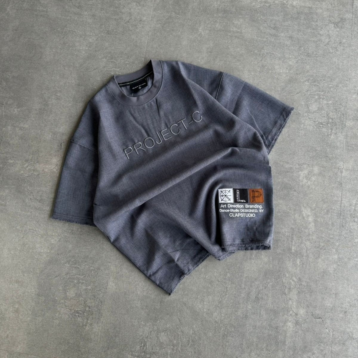 Oversized Linen T Shirt (S,L)
