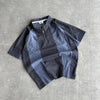 Denim Collar Five Sleeve