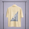 Five Sleeeve Backprint Shirt