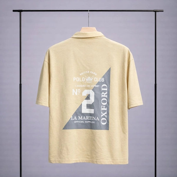 Five Sleeeve Backprint Shirt