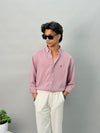 IMP LINEN SHIRTS ONION PINK