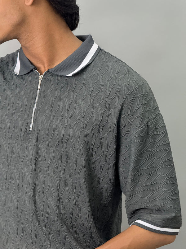 IMP COLLAR FIVE SLEEVE GREY