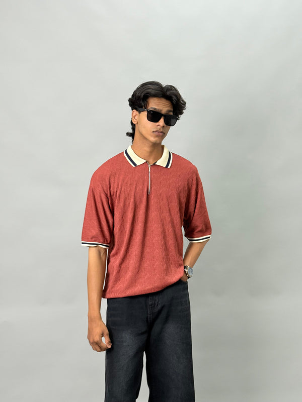 IMP COLLAR FIVE SLEEVE RED