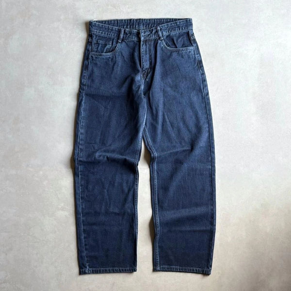 Dark Blue Straight Fit