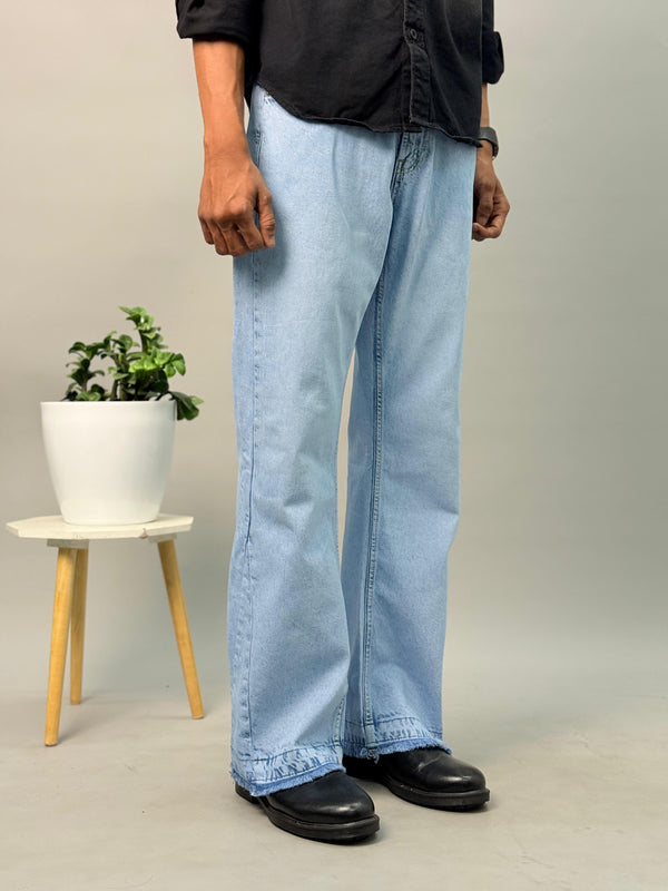 Patch Hem Jeans