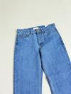 Slub Straight Fit Jeans