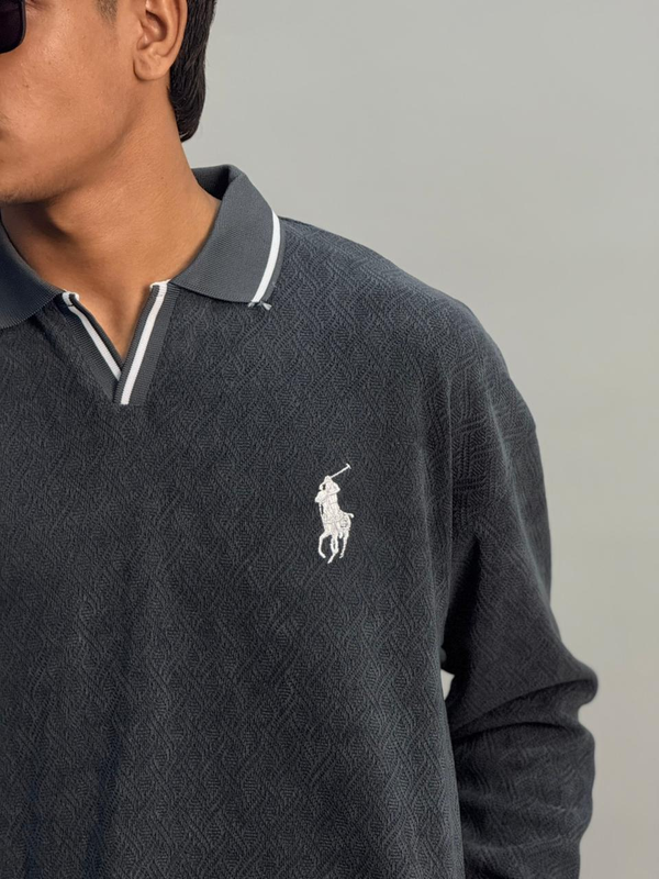 OLD MONEY FULL SLEEVE POLO T-SHIRTS