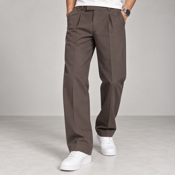 Dark Brown Bootcut Pants