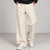 Cream Bootcut Pants