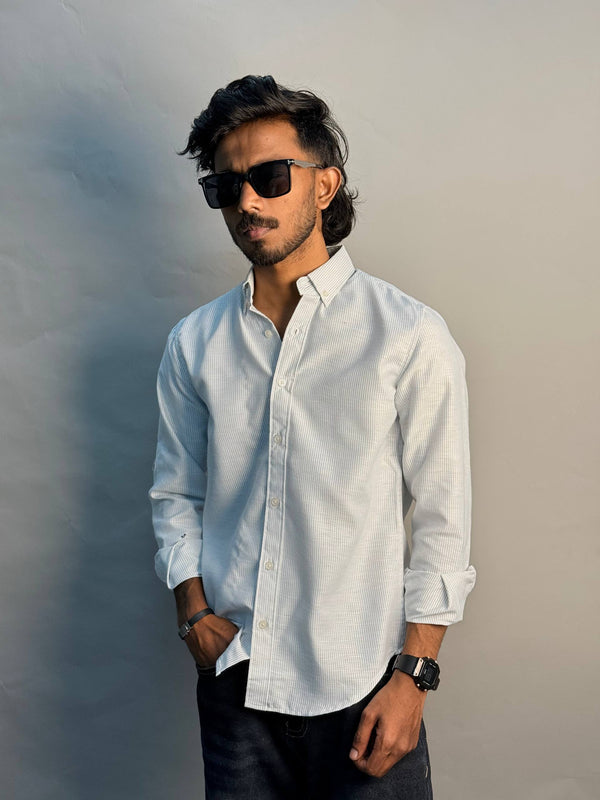 Light Grey Stripe Shirt