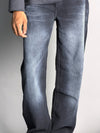 Black Straight Fit Jean
