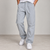 Light Grey Baggy Track Pant