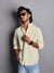 Light Yellow & White Stripe Shirt