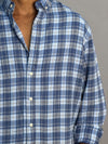 Light Blue & Dark Blue Checkered Shirt