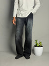 Black With White Shade Jeans