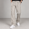Light Grey Textured Pleated Gurkha Pants