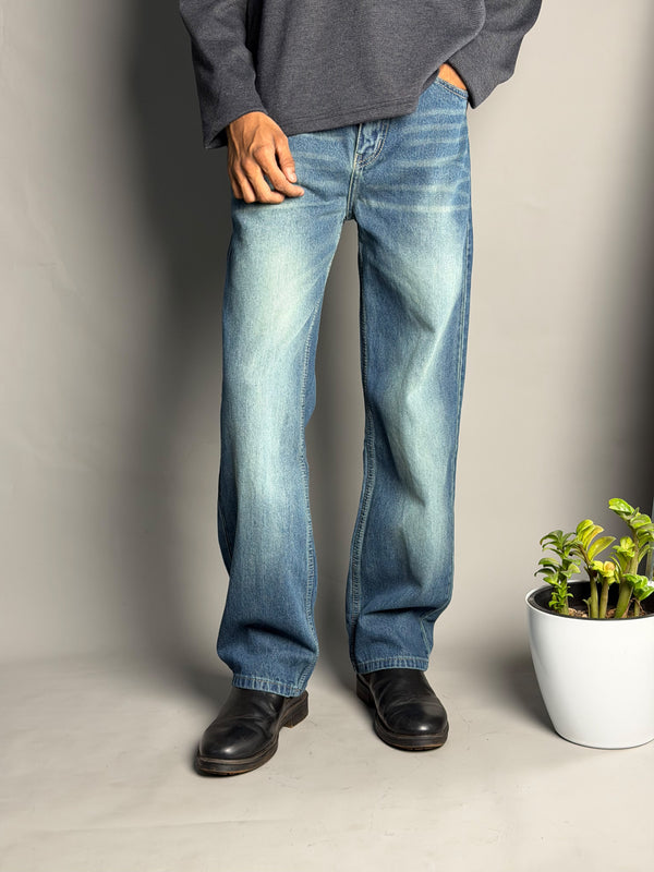 Classic Blue Straight Fit Jeans