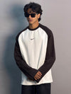 White & Black Full Sleeve Tshirt