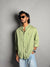 Light Green Chinese Collar Shirt