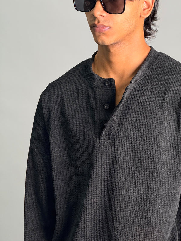 Premium Henley Full Sleeve T-Shirt