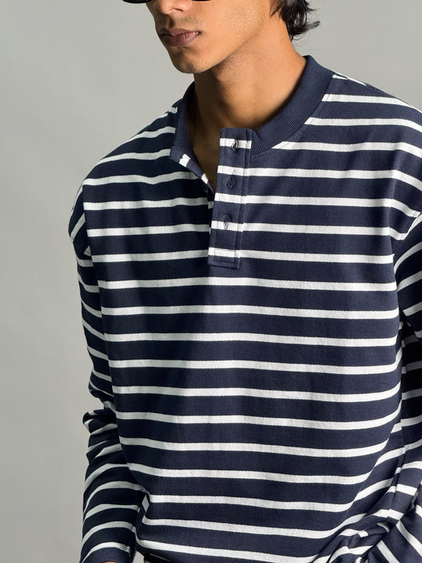 Premium Henley Full Sleeve T-Shirt