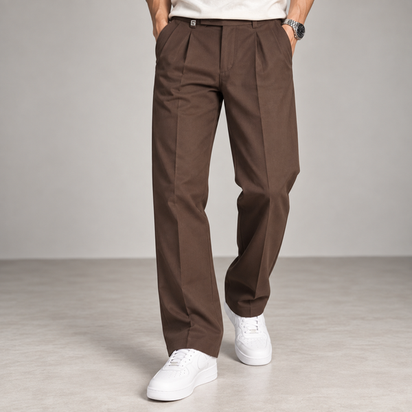 Brown Boot Cut Pants