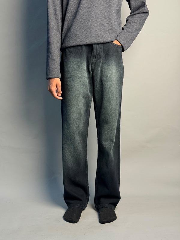 Black Straight Fit Jeans