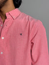 Pink & White Stripe Shirt