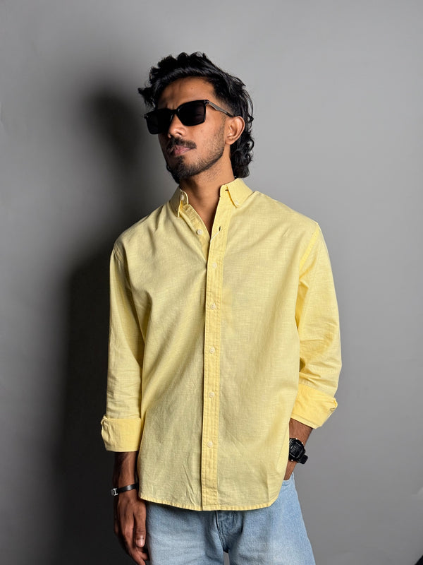 Yellow Plain Shirt