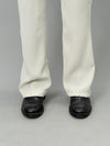 ARMANI SEMI-BOOTCUT PANTS (BEIGE)